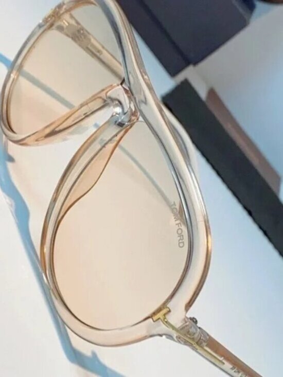 Tom Ford Clear-Frame Gradient Sunglasses main image 4